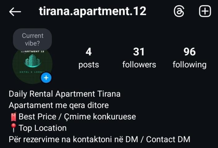 Tirana Center Apartment 12 外观 照片